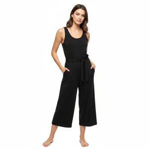 Everlane Black Sleeveless Jumpsuit - Small